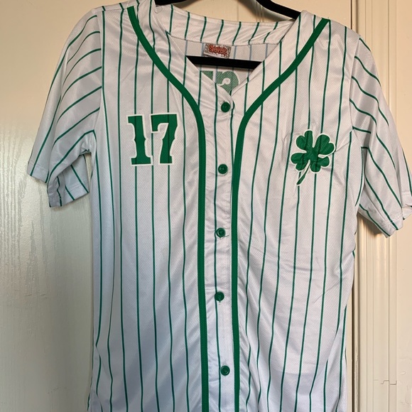 st patricks day baseball shirt